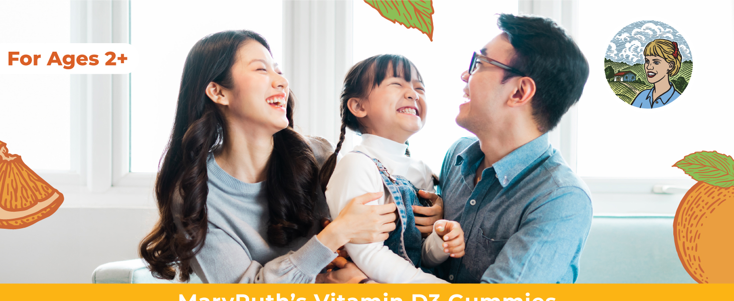 Vitamin D3 Gummies, Lemon Strawberry Orange, 60 ct