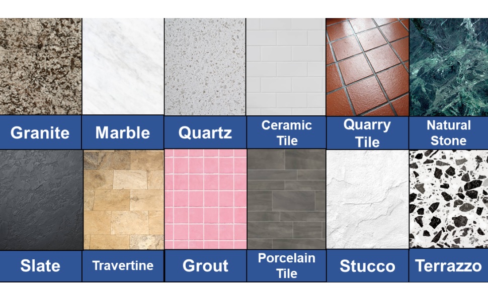multi surface stone and tile water preventative sealer