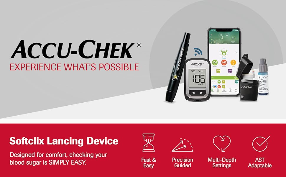 Experience whats possible with Accu Chek. The Softclix lancing device has adjustable depth settings