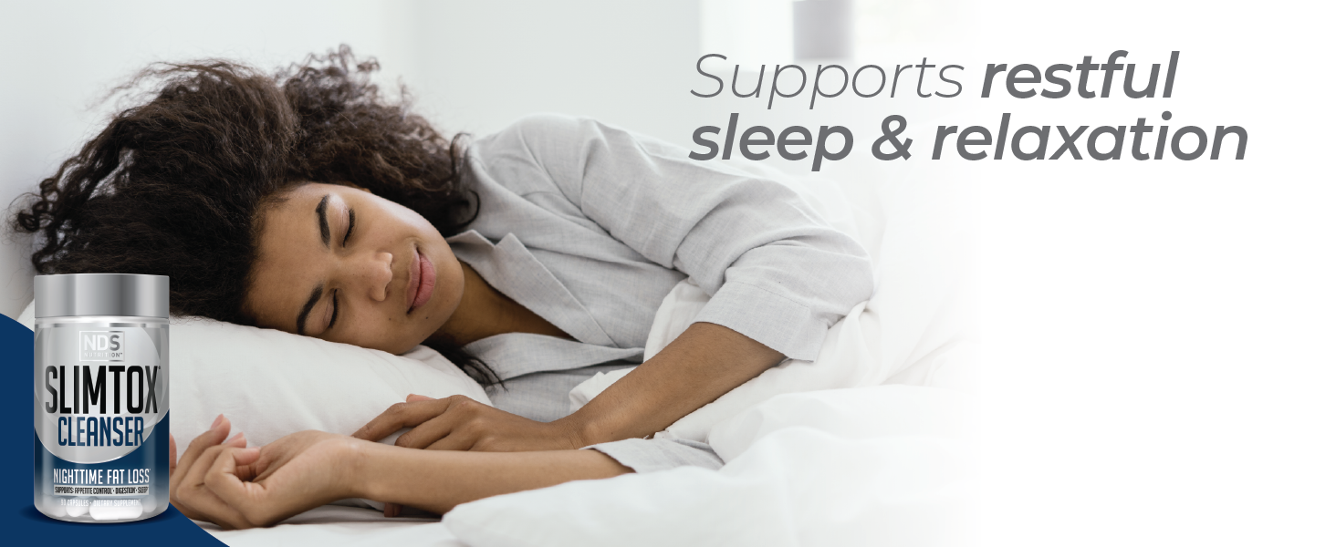 NDS SlimTox Body Cleanser Nighttime Support for Restful Sleep