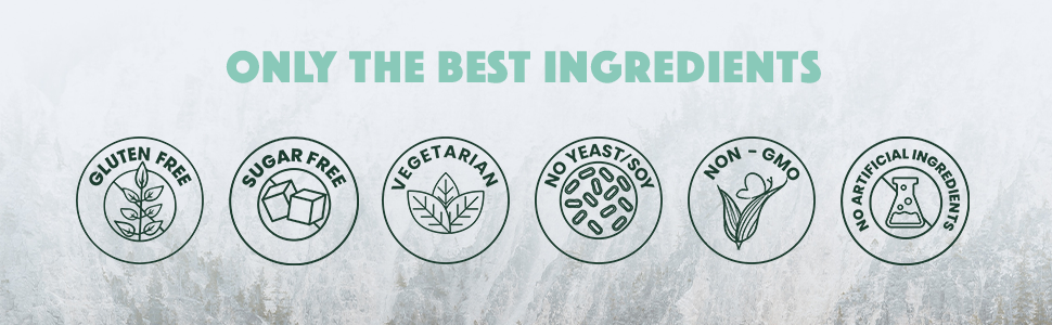 Our magnesium is gluten free, sugar free, vegetarian, contain no soy or artificial ingredients.