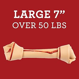 Large chews 7 inches over 50 pounds
