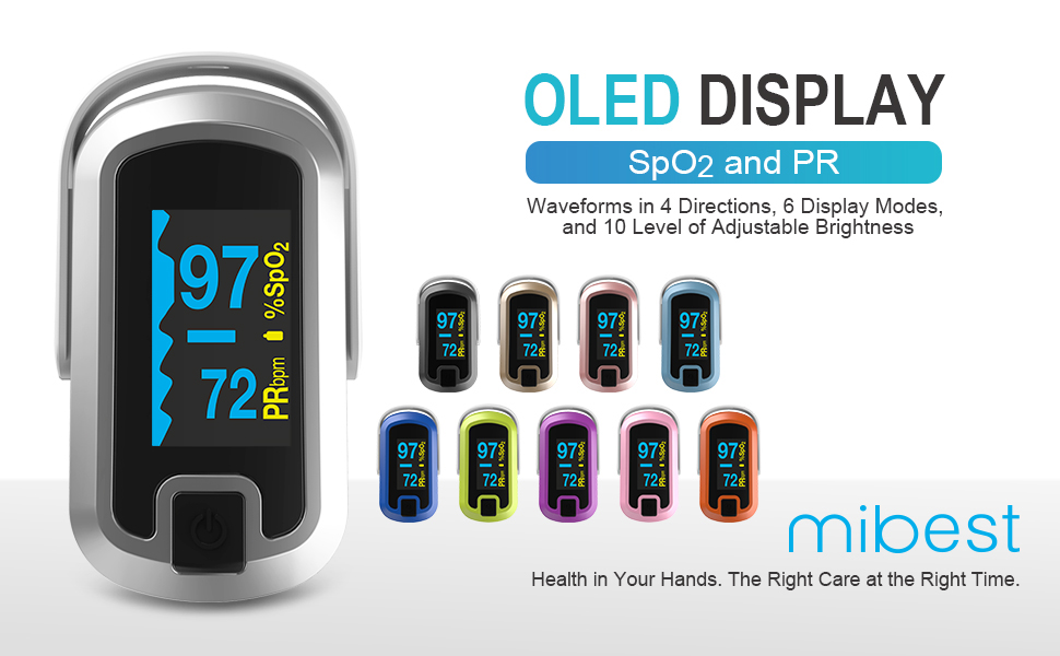 Fingertip Pulse Oximeter Oxygen Meter Finger Pulse Oximeter
