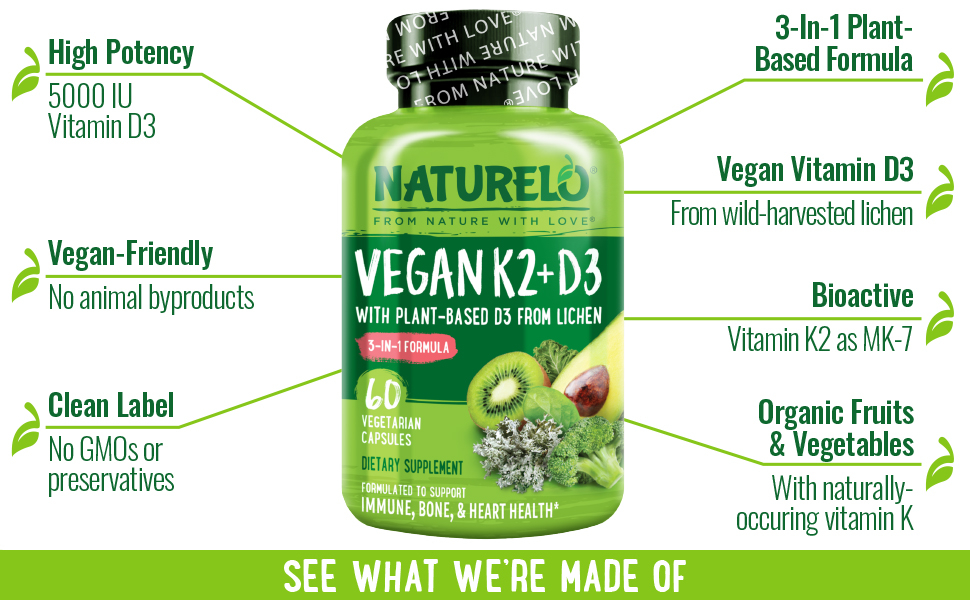 New Vegan k2 + d3