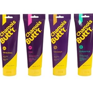 Four types of Chamois Butt'r Creams