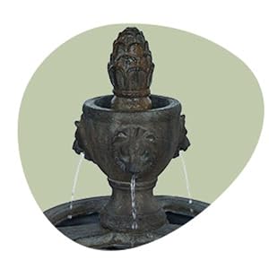 bird bath fountain, fuente de agua, pedestal bird bath