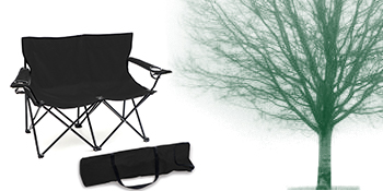 camp chair, double camp chair, folding chair, loveseat camp chair, portable chair