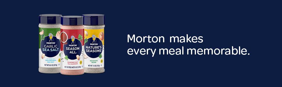 Morton Salt Season All Natures Season Salt Garlic Seasoning