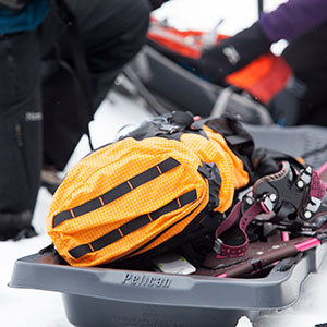pelican sled utility sled snow adult toboggan snowshoeing expedition ice fishing