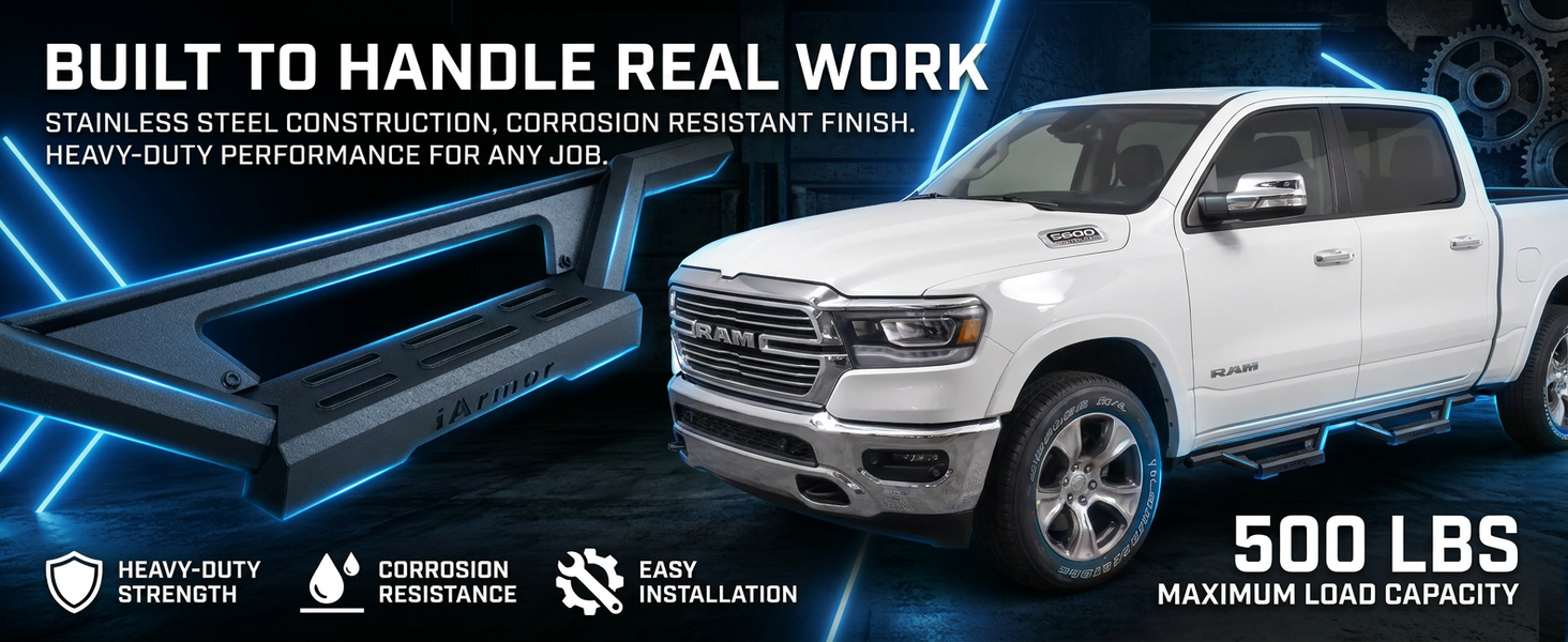 APS iArmor Drop Step Running Boards