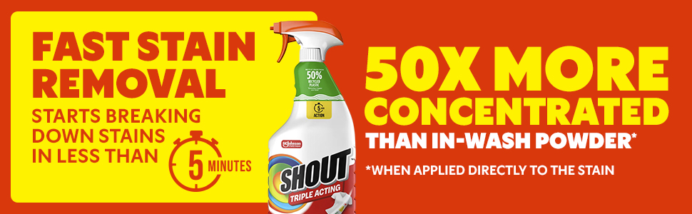 Fast stain removal