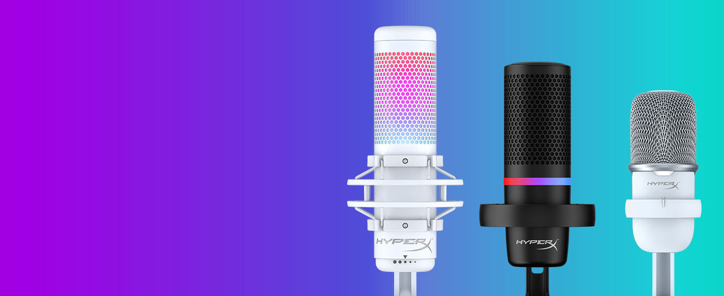 Meet the HyperX Microphones