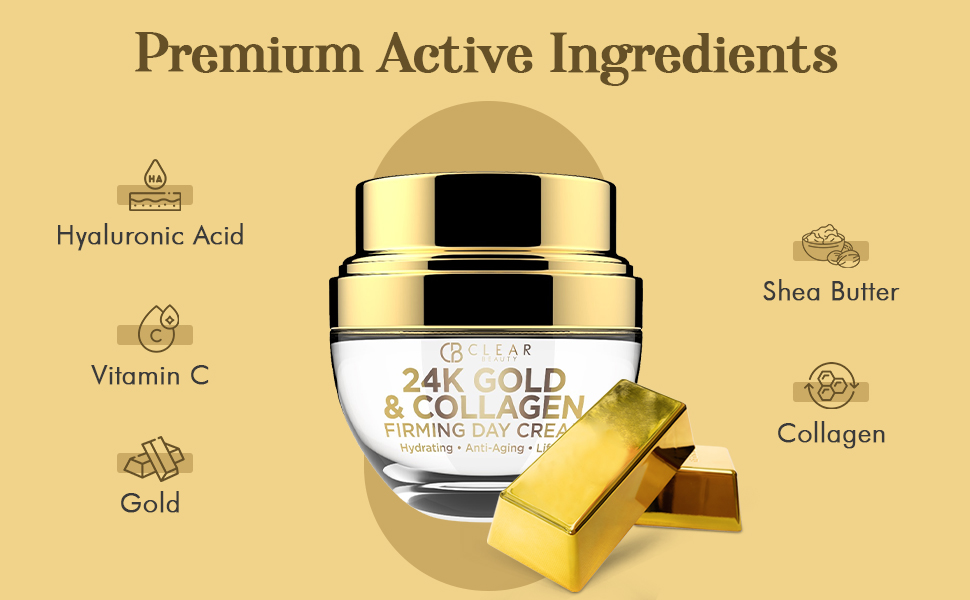 Clear Beauty 24K Gold and Collagen Face Moisturizer