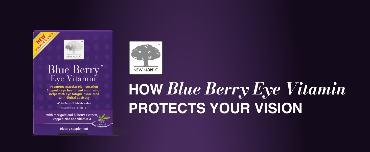 New Nordic Blue Berry Eye Vitamin