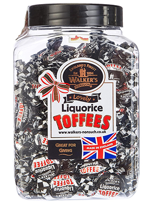 Liquorice Toffees Jar