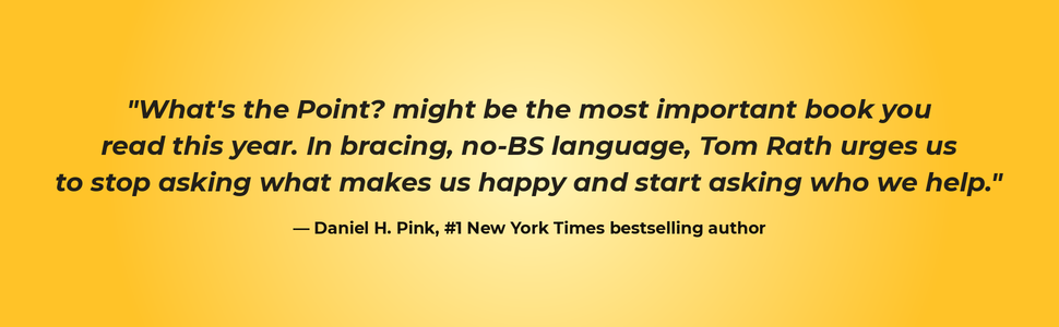 Graphic with review quote from Daniel H. Pink, #1 NYT bestselling author