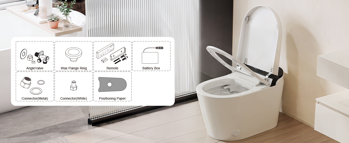 toilet with bidet built in