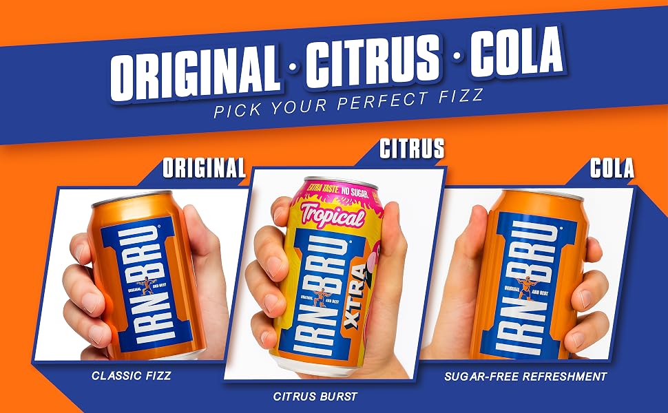 IRN-BRU Original Scottish Sparkling Soda