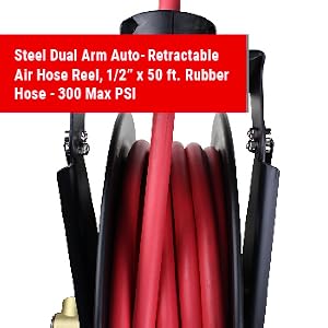 Steel Dual Arm Auto-Retractable