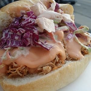 Voodoo Chicken Sandwich With Remoulade Slaw