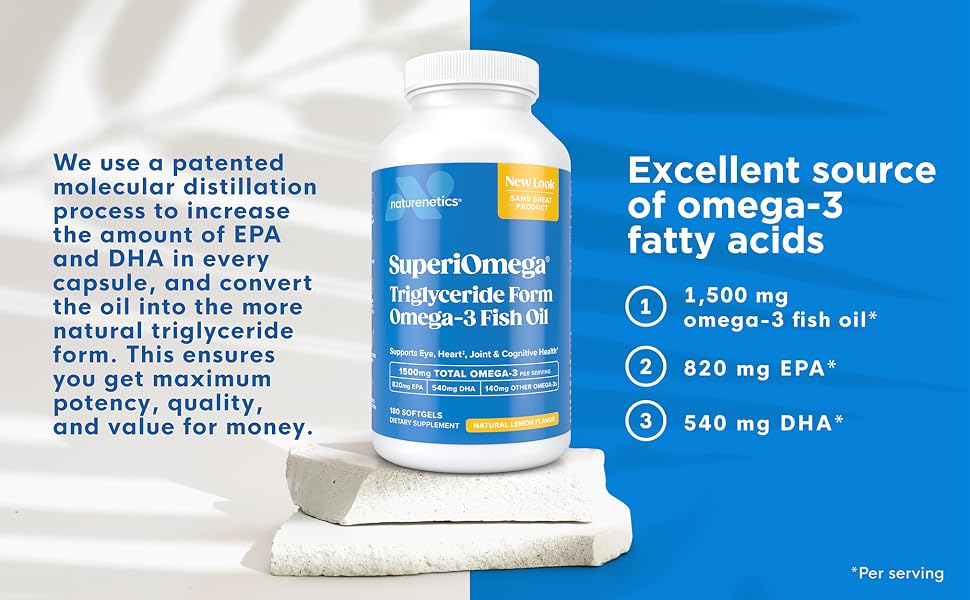 SuperiOmega omega-3 fatty acids