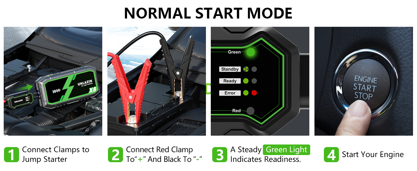X8 10000A Jump Starter
