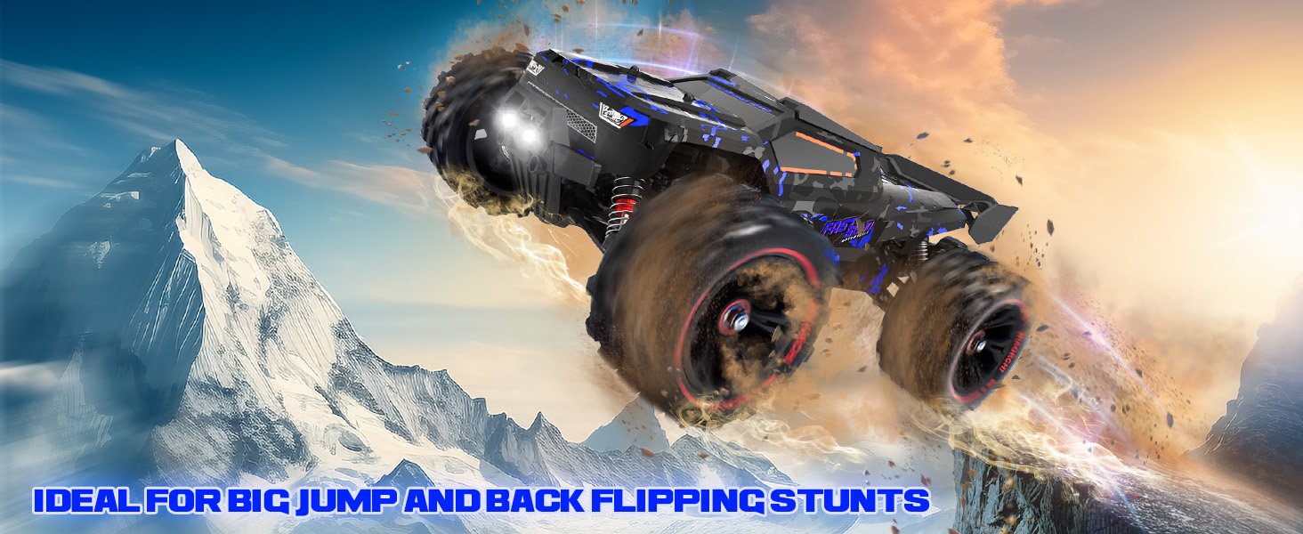 Ideal for big jump and back flipping stunts