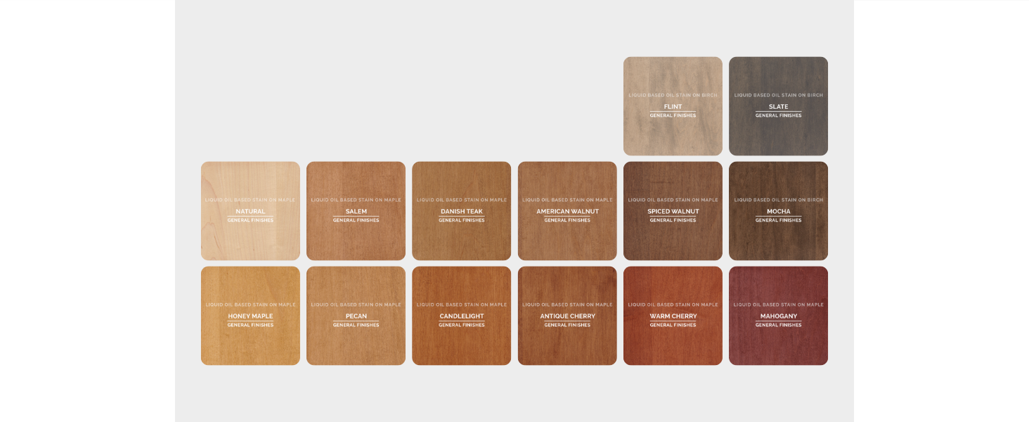 Liquid Oil Stain Colors