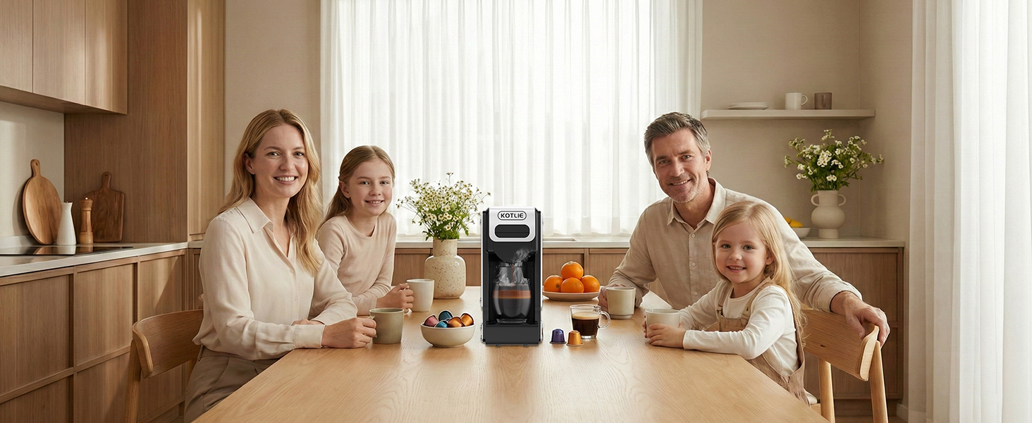 Breakfast moments with the family