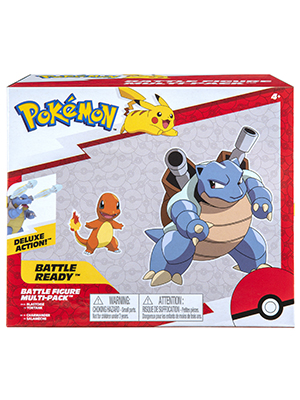 Pokemon Battle Figure 2 Pack Blastoise &amp; Charmander in packaging