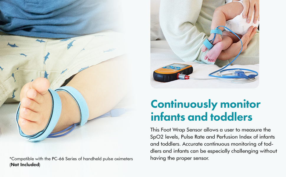 Infant Foot Wrap SpO2 Sensor #72 CMI Health
