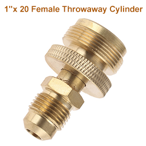 Portable 1LB Propane Tank Regulator Adapter