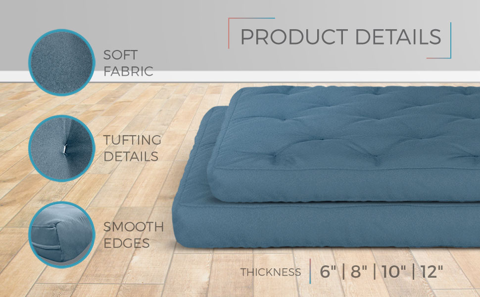 futon mattress soft 10&amp;amp;amp;amp;#34; 12&amp;amp;amp;amp;#34; 8&amp;amp;amp;amp;#34; 6&amp;amp;amp;amp;#34; tufted