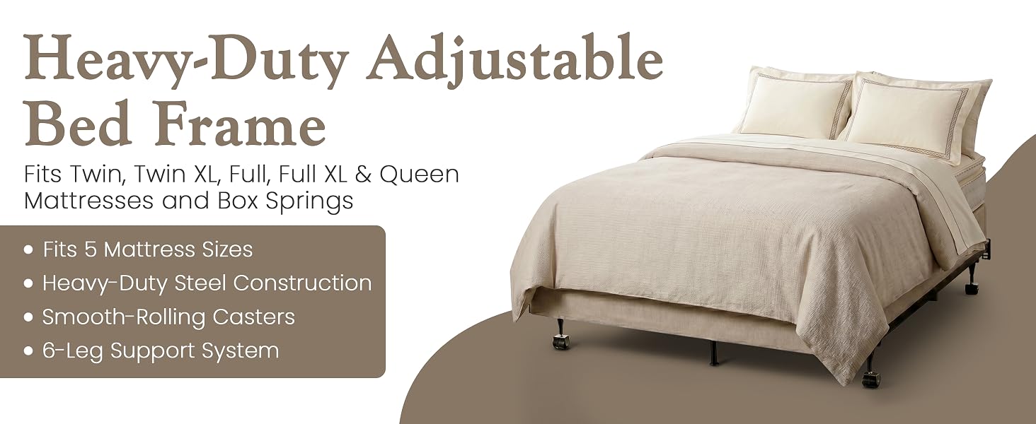 Adjustable Metal Bed Frame