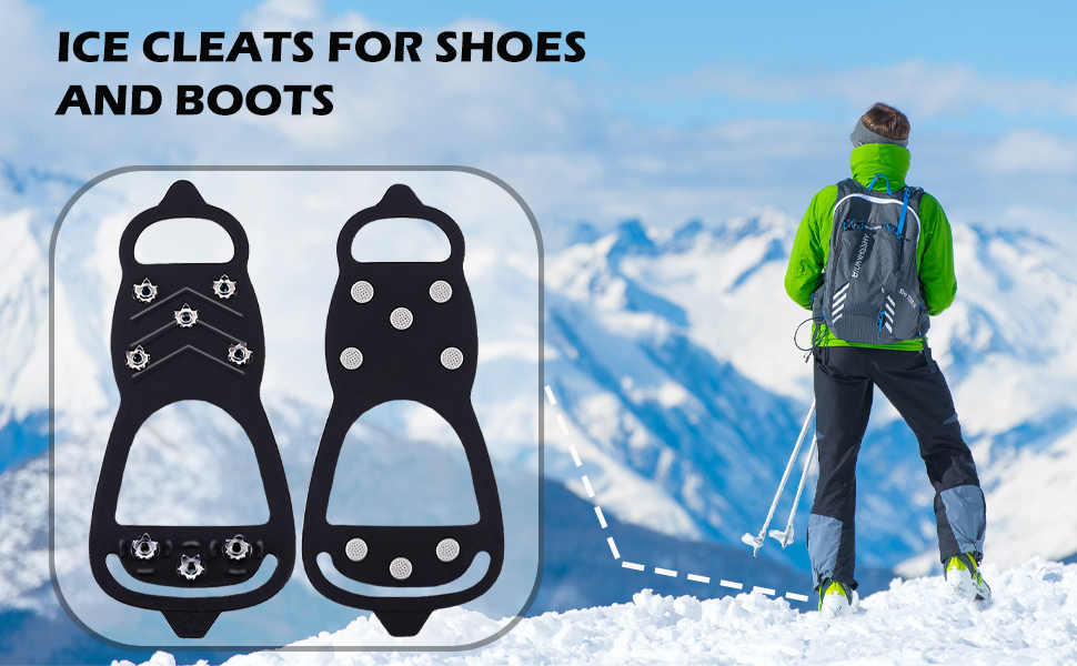 Ice Cleats for Shoes and Boots