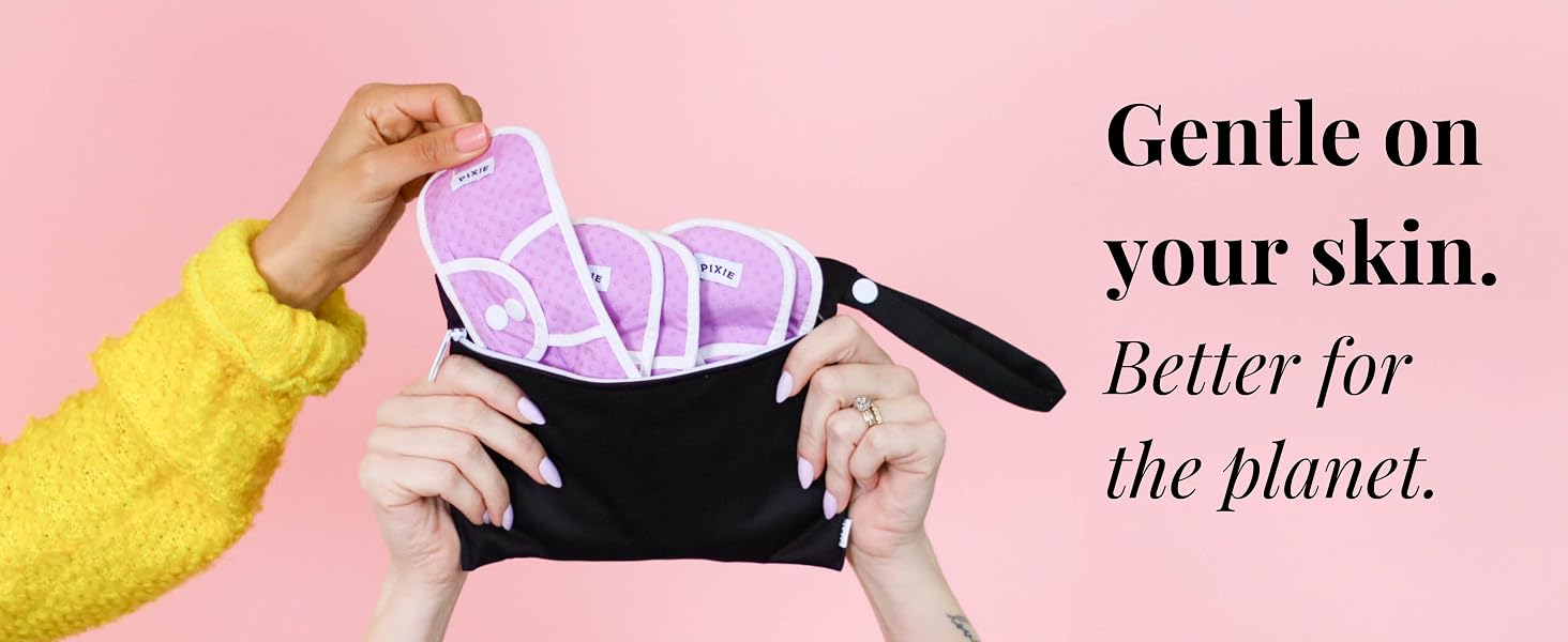 hypoallergenic gentle reusable cloth pads