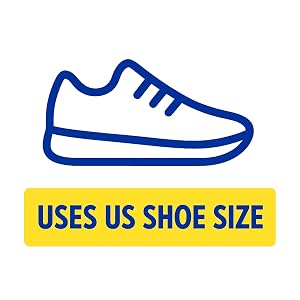 Easily fit your brace by using your US Shoe Size
