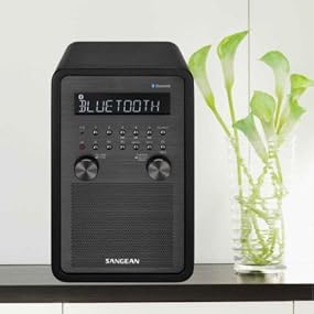 Sangean WR-50 FM-RBDS/AM/Bluetooth Wood Cabinet Digital Radio