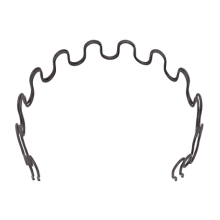 Zig-zag springs from House2Home spring kit providing strong, durable support for furniture seating