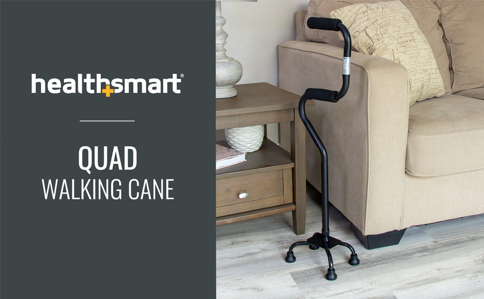 Healthsmart Quad Base Walking Cane