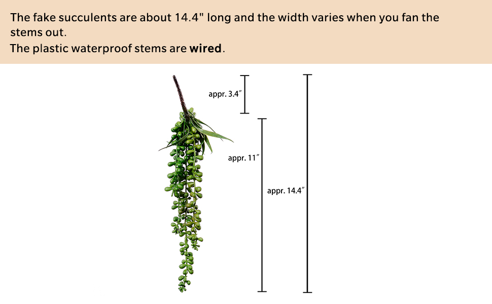 artificial succulents