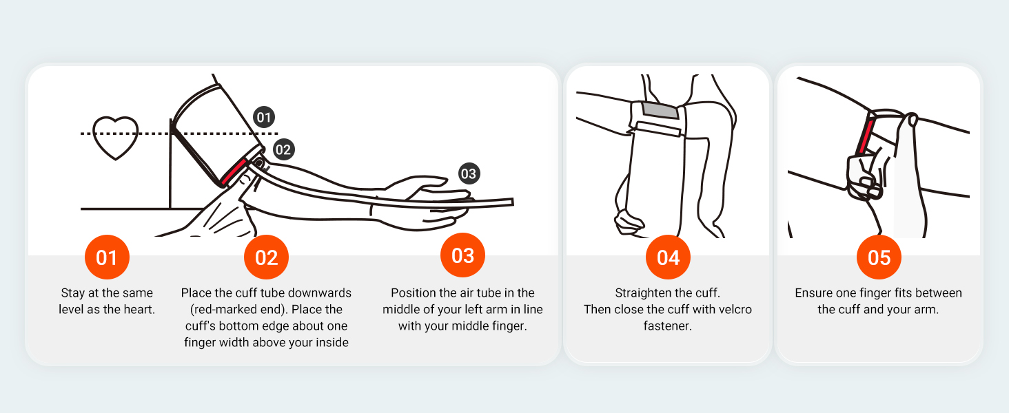 How to wear cuff correctly