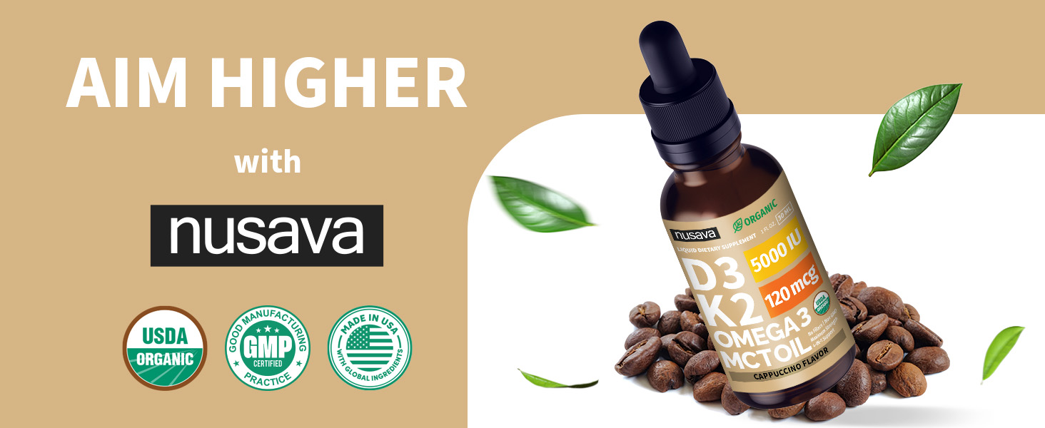 Nusava D3K2 Cappuccino