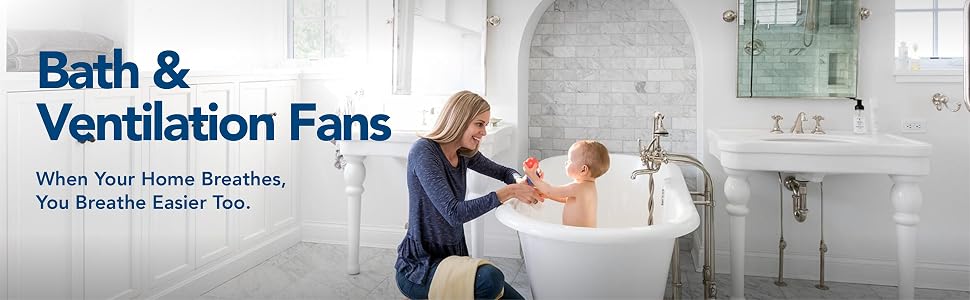Broan NuTone Bathroom ventilation bath fan exhaust fans for bathroom air quality improvement home