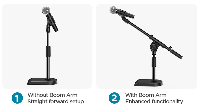 microphone stand desk