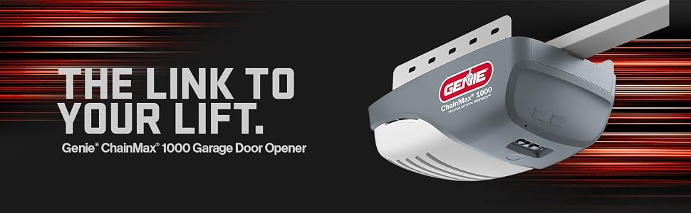 Genie ChainMax 1000 Garage Door Opener - The Link to your Lift!