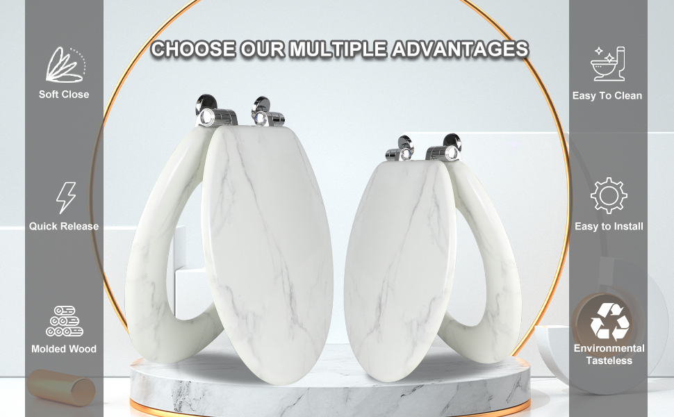 Marble Toilet Seat