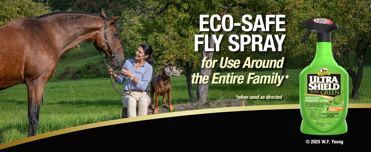 Eco-Safe Fly Spray for use around the entire family when used as directed