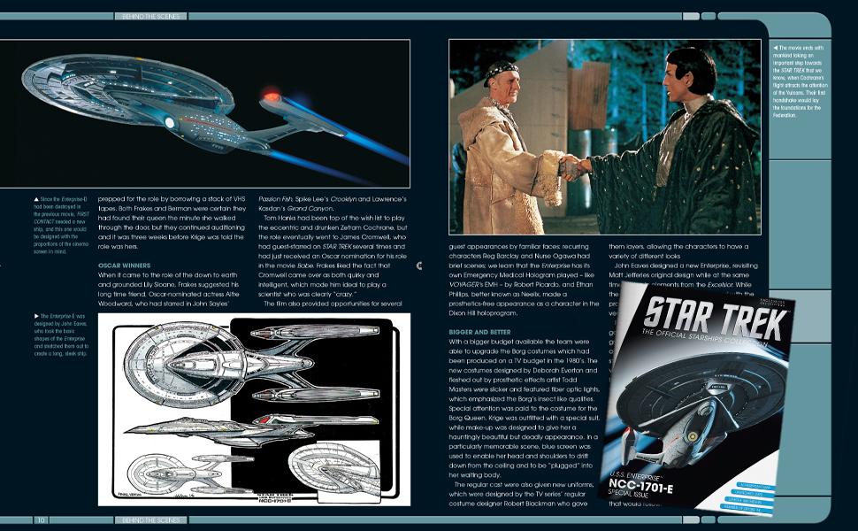 Star Trek XL, U.S.S Enterprise NCC-1701-E Magazine, Eaglemoss Hero Collector