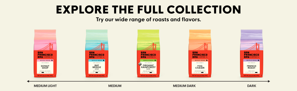 Try our wide range of roasts and flavors
